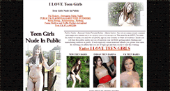 Desktop Screenshot of iteensgirls.com